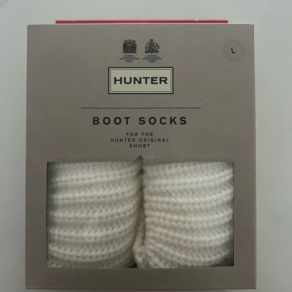 NEW Hunter White Boot Socks for Women - Picture 1 of 4